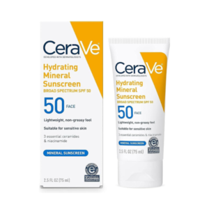 CeraVe 100% Mineral Sunscreen SPF 50