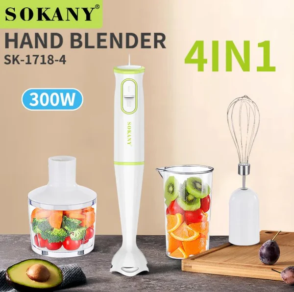 Sokany hand blender 4-in-1