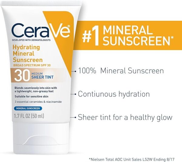 CeraVe Tinted Sunscreen with SPF 30 - Image 3