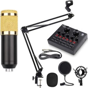 Condenser Microphone Set for Live Streaming