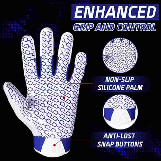 blue gloves