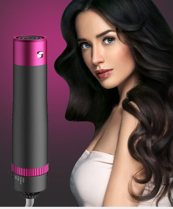 Hot Air Brush (5-in-1), Salon Negative Ionic Electric Hot Air Brush, Curly Hair Comb - Image 2